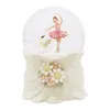 Figurine decorative Crystal Ball Music Box Ballerina Girl Princess Birthday For Children