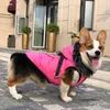 Dog Apparel Fur Collar Jacket For Small Dogs Super Warm Waterproof Winter Pet Clothes With Harness Zipper Coat Chihuahua Yorkshire