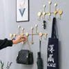 Haken niet -ponsende decoratieve montagekast rek Nordic Creative Hook Entry Key opberg muur veranda hangen