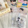 Förvaringspåsar 10st Clear Plastic Card Package Food Bag Kitchen Kpop Packaging