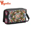 TOTES YOGODLNS الزهور المطرزة للسيدات Crossbody Bag Ladies Luxury Large Carty Handbags Presh Female Conder Travel