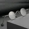 Güneş Gözlüğü Çerçeveleri Erkek Kadın Retro Gözlük Metal Küçük Yuvarlak Gözlükler Çerçeve RX-MABREAK Reçete Erkek Miyopya Kadınlar