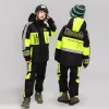 Boots Nouveaux enfants Suit de ski thermique garçons filles de ski de ski pantalon ensemble de snowboard étanche à la vent.