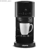 Coffee Makers Single Serve + 12 Cup Drip Coffee Maker Thermal Carafe Y240403