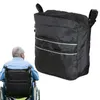 Opbergzakken elektrische rolstoel mand grote capaciteit rolstoelzak met veilige reflecterende striptransportreizen Backpack voor mannen
