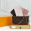 Pink Sugao Designer Luxushandtaschen Frauen Messenger -Tasche Kette Tasche Crossbody Hochwertige Geldbörse Clutch mit Kiste für Mädchen Mode Schulter Geldbeutel