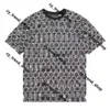 Louies Vuttion Shirt Luxury Men's TシャツデザイナーTシャツブラックレッドレタープリントシャツ短袖
