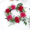 Fleurs décoratives 1pc Accueil Saint-Valentin Mère de l'année de mariage Simulation de décoration de fête de mariage Rose Red Département