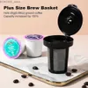 Cafetières à servir la cafetière K Cup K et la machine à café moulu 2 en 1 6 à 14 oz tailles d'infusion mini