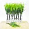 Decorative Flowers Plastic Grass Bundle Artificial Green Plants Fake Plant Outdoor Greenery Shrubs For Planters