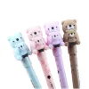 Lápices 40 pcs/lote Cartoon Bear Mechanical Pencil Lindo 0.5/0.7 mm Presione Pens Automático Suministros de oficina de la escuela de regalos para niños