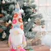 Party Decoration Christmas Donut Doll Pointed Hat Dwarf Old Man Faceless Scene Arrangement