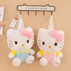 Factory wholesale price 9 styles 32cm Kitty cat plush backpack Kuromi animation peripheral doll backpack children's gift