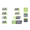 Hoge kwaliteit 1 stcs RTX 3090TI 3080TI 3070 3060 Desktopsticker Laptop Grafische kaart Laptop Desktop Label 1.8-4.6m