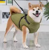 犬のアパレル冬の服屋外のコールドプルーフウォームビッグジャケット大きな犬用風車防止ペットパッド入り衣類チワワl-3xl