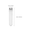 PCS Test Tube Bottle Multipurpose Tubes flaskor Plastiska bröllopsdekoration Pet Mat containrar Lagring Omslag