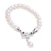 Bangles Yknrbph Women's S Natural Pearl Bracelet Girl Birthday Weddings Gift For Fine Jewelry