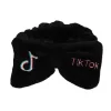 Tiktok Coral Fleece Soft Bow Band Band pour les femmes filles mignons Hair Bandbands Headwear Hair Accessories 10pcs ZZ