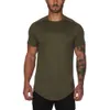 Summer Mens Sports T-shirt Fitness Training Jogging Fast Dry Elastic Loose Breattable Short Sleeve