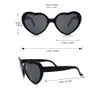 2pairs Men Heart Lens Design Fashion Glasses