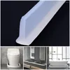 Bath Accessory Set Practical Durable Water Stopper Shower Barrier Flexible Long Strip Waterproof With Adhesive Dry Wet Separation