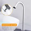 Badrumsvaskkranar Automatisk sensor Touchless Faucet Smart Cold Water Basin Handsfree Kitchen Tap