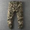 Men's Pants Fashion Streetwear High Quality Cargo Pant Spring Autumn Tactical Trousers Military Camouflage Army