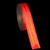 5cmx5m bilklistermärken Röd husdjur självhäftande reflekterande band Vattentät cykeltrailer Reflektera dekalmotorcykelreflektor för saker