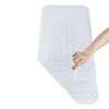 Badmattor extra lång PVC badrumsmatta säkerhetsdusch icke-halkbadkar med sugkoppar 40x100 cm golv