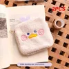 Storage Bags 2PCS Cute Plush Sanitary Napkin Bag Women Tampon Pad Small Cosmetic Makeup Pouch Card Lipstick