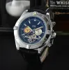 Top Mens Watch Wysokiej jakości luksusowe zegarki ze stali nierdzewnej szafir szklarnia automatyczny ruch mechaniczny Pełny stal nierdzewna Luminous Man Master Watch P88