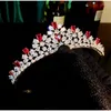 Hair Clips Elegant Crown Women Accessory Bridal Headbands Engagement Headpiece Dress Zircon Tiaras High Quality Crowns FO73