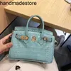 Vera pelle in pelle bk designer borsetta tavola di temperamento marea da 20 pollici crocodile cuoio in pelle semplice borsetta una borsa a tracolla