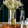 Vasos vasos de vidro contemporâneo cilindros decorativos para flores e