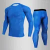 Sous-vêtement thermique pour hommes, combinaison complète Thermo Xxxxl, survêtement, vêtements de Compression, couche de Base, ensemble de Sport Rashgard, collants, chemise