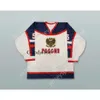 GDSIR Custom Vishnevski 5 Ryssland White Hockey Jersey New Top ED S-M-L-XL-XXL-3XL-4XL-5XL-6XL