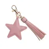 Stock Creative New Pentacle Fringe Bag Key Chain Accessories Car Key Chain Pendant