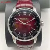 Code de montre de bracelet AP personnalisé 11.59 Série 15210BC Platinum Smoked Wine Red Mens Fashion Casual Business Back Transparent Mechanical Watch