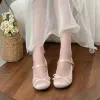 Pumps Frühling Herbst Dicke Absatz Pink Mary Jane Schuhe elegante Bogen lolita Schuhe für Frauen College Girls High Heels Mode Frauen Sandalen Sandalen