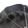 قطعة zzhair 100g200g 16 "28" آلة صنع رمي الشعر في ملحقات الشعر البشرية 100 ٪ 1pcs مستقيم لا مقاطع مستقيمة