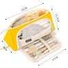 Bags Kawaii Pencil Case Large Capacity Pen Bag Pouch Scissors Holder Stationery Desk Organizer School Office Supplies Gift Box Ins Xm