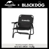 Fournishing Naturehike x Blackdog Outdoor Camping Pliant Chaise de café portable Chaise de camping Picin Piche de pêche au tabouret de pêche Directeur