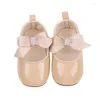 First Walkers Baby Girls Sequin Glitter Bowknot Shoes Soft Sole Préwalker Mary Jane Princess avec bandeau Drop Livil