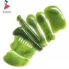 Massage Stones Rocks 1PCS Jade Jade Stone Guasha Massage Tool Spa Thérapie Guasha Masseur Guasha Outils pour les soins de santé corporelle 240403