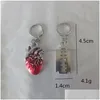 Boucles d'oreilles en lustre en pente