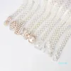 Belts Pearl Waist Chain Rhinestone Decorative Belt Elegant Elastic Buckle Sweet Dress Girls Waistbands