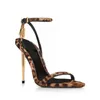 Elbise ayakkabılar asma kilit sivri çıplak sandalet sivri ayak parmağı ayakkabı kadın tasarımcı toka ayak bileği kayış topuklu yüksek topuk tom fords sandalet eu34-42