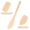 Dinnerware Sets 20 Pcs Cream Cheese Jam Spreader Dumpling Stuffing Spoon Wooden Wonton Butter Filling