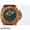 Роскошные мужские часы мода для механического светового движения P9000 47 -мм бронзового корпуса PAM00382 PAM 6BDE.