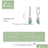 stud arcors bamoer sier colored feather arring 925 sterling colorf ear buckles فريد من نوع